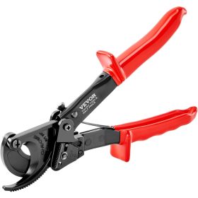 VEVOR Ratcheting Cable Cutter, 10" Wire Cutter Heavy Duty with Gloves