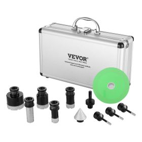 VEVOR Diamond Core Drill Bit Set, 7 PCS 6/6/6/20/25/35/50mm Diamond Hole Saw Kit, with Finger Milling Bit Cone Bit Saw Blade and Storage Case for
