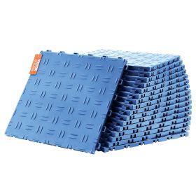 VEVOR Garage Tiles Interlocking, 12 x 12 x 0.53 inch 50 Pack Garage Floor Covering Tiles, Non-Slip Double-Sided Texture Garage Flooring Tiles