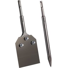 VEVOR Clay Spade, 3.9" x 9.5" SDS Plus Shank, 40Cr Steel Jackhammer Bit for Electric Demolition Jack Hammer w/Point Chisel