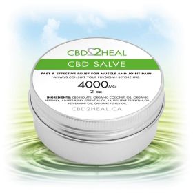 CBD Healing Salve Cream (Dosage: 4000mg, Flavour: Original)