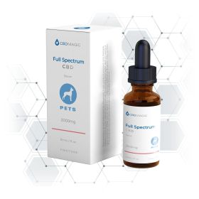 Dog CBD - Full Spectrum Pets CBD Oil (Flavours: Bacon, Dosages: 2000mg)
